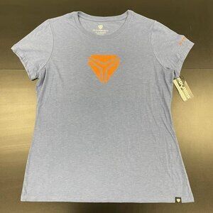 Polaris Women's Short Sleeve Tee - Blue and Orange